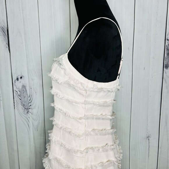 Princess Polly Size 6 Molina Mini Slip Dress Blush Pink Coquette Ruffle Cocktail - Picture 6 of 12